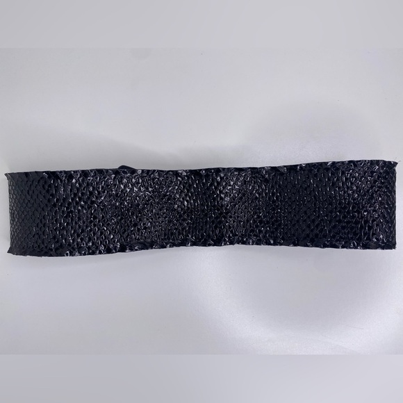 Diane von Furstenberg Black Snake Skin Belt - Picture 4 of 6